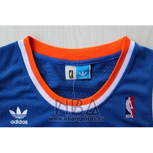 Camiseta New York Knicks Patrick Ewing NO 33 Retro Azul